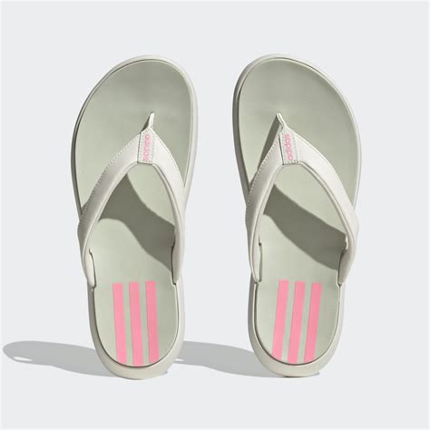 Adidas slip on flip flops